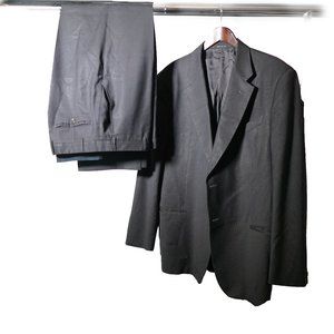 Armani Collezioni Dark Grey Suit (Pants and Jacket), Made in Italy